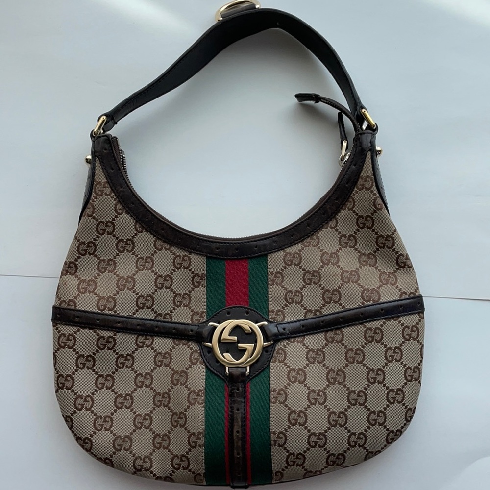 Gucci Britt Shoulder  Guccisima Shoulder Bag